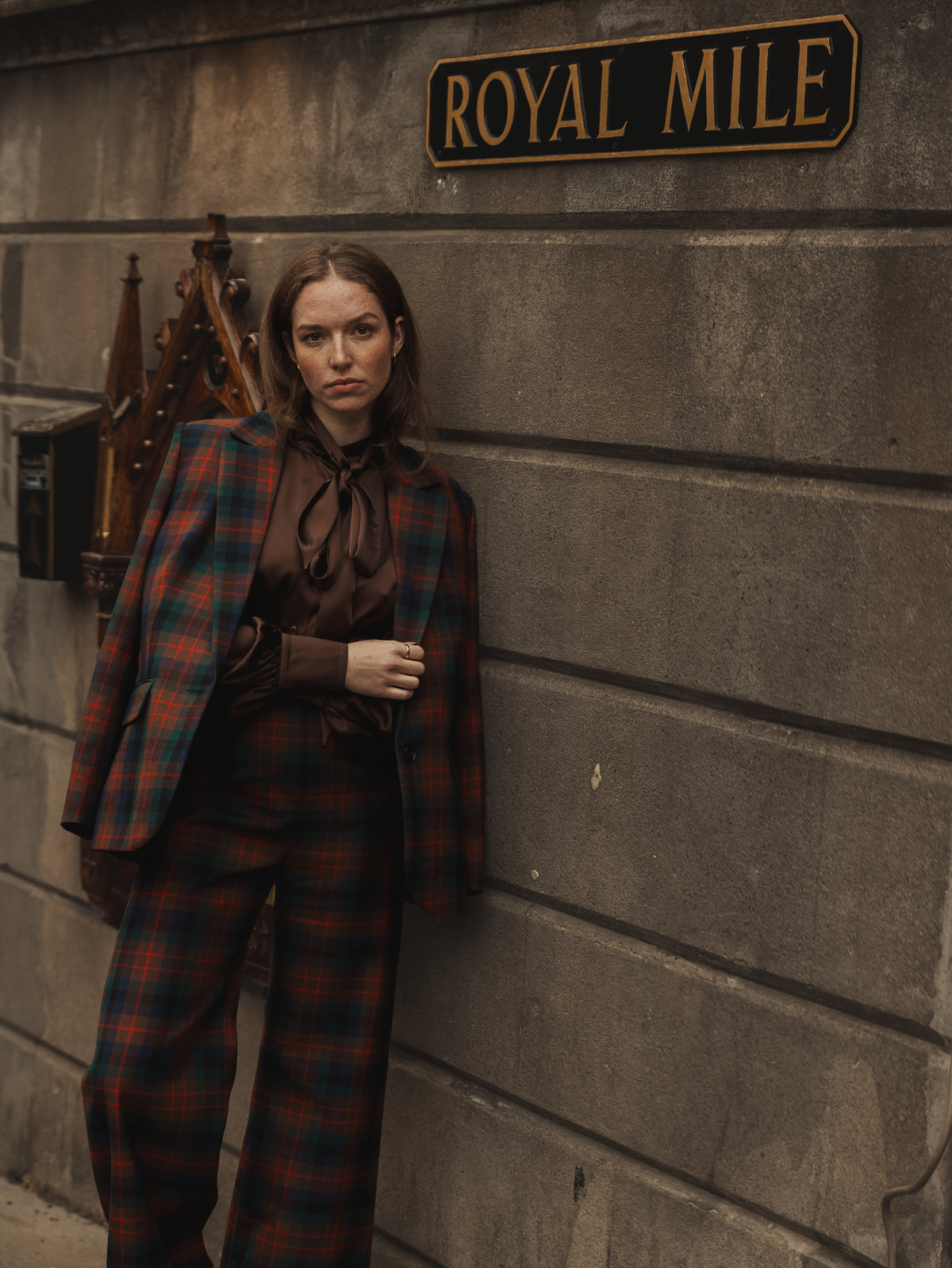 Edinburgh Blouse — Chocolate