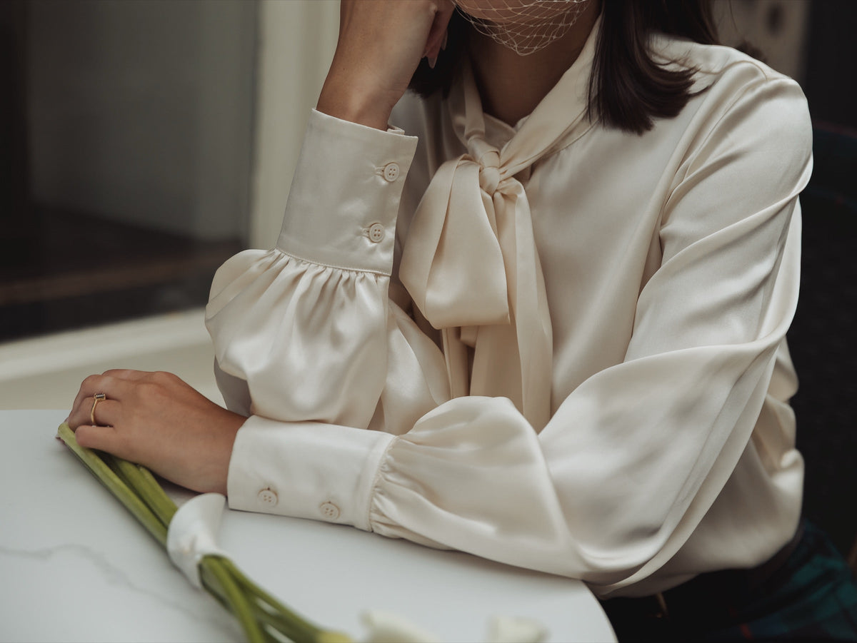Edinburgh Blouse — Blush