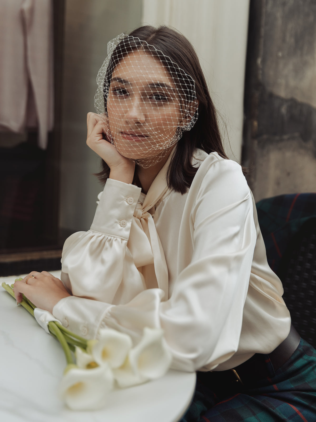 Edinburgh Blouse — Blush