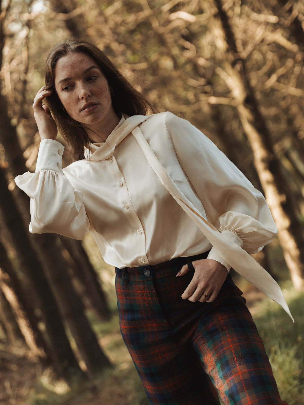 Edinburgh Blouse — Blush